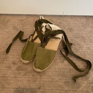 La Manual Barcelona Espadrilles Green